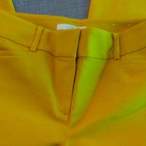 LOFT Marisa marigold yellow Capri pants size 10P never worn!